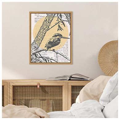 Tweet Tweet II by Alonzo Saunders Framed Canvas Wall Art Print