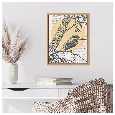 Tweet Tweet II by Alonzo Saunders Framed Canvas Wall Art Print