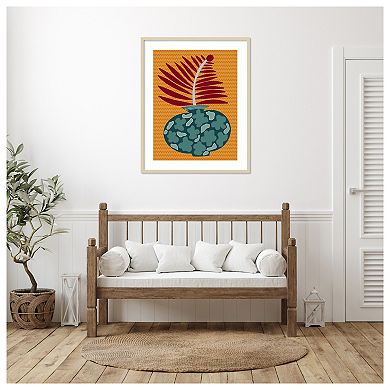 Snappy Botanical II by Regina Moore Wood Framed Wall Art Print
