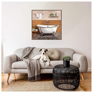 Serene Bath I by Bannarot Framed Canvas Wall Art Print