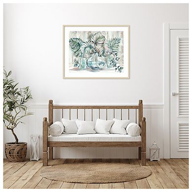 Island Tropics Still Life by Tre Sorelle Studios Wood Framed Wall Art Print