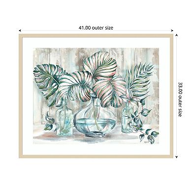 Island Tropics Still Life by Tre Sorelle Studios Wood Framed Wall Art Print