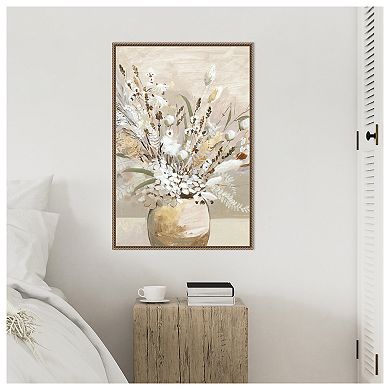 Torino Flowers by Jacob q Framed Canvas Wall Art Print