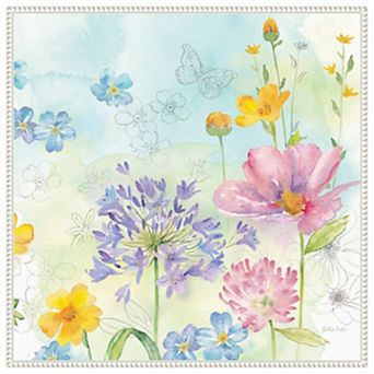 Wildflower Mix II by Cynthia Coulter Framed Canvas Wall Art Print