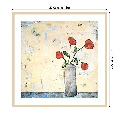 From The Garden by Jodi Major Wood Framed Wall Art Print