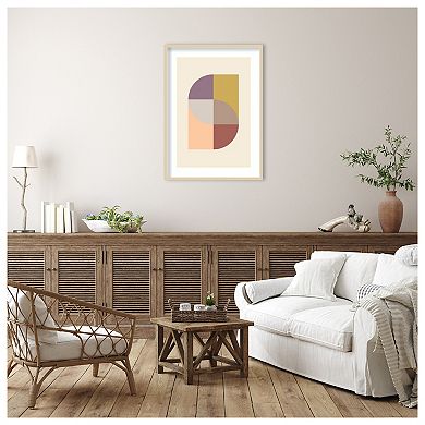 Peach 31 by Pictufy Wood Framed Wall Art Print