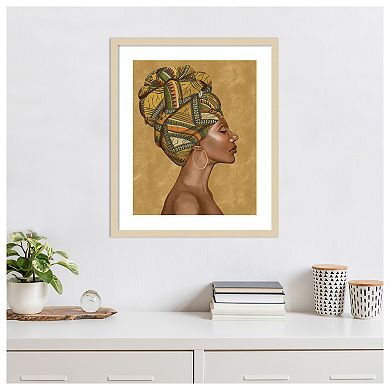 Beautiful Woman I by Bannarot Wood Framed Wall Art Print