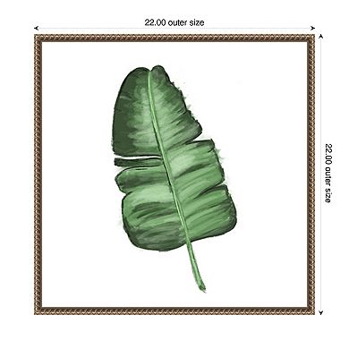 Leaves of the Tropics I by Hartworks Framed Canvas Wall Art Print