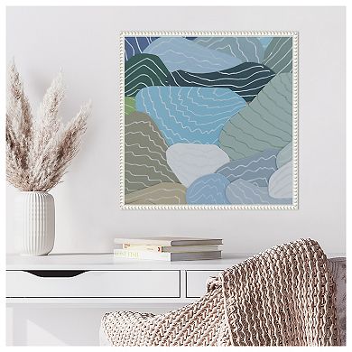 Rice Paddies I by Coco Good Framed Canvas Wall Art Print