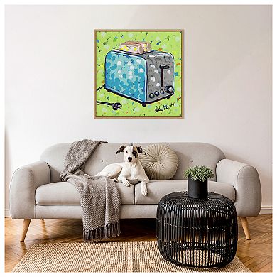 Kitchen Sketch Toaster by Jodi Augustine Framed Canvas Wall Art Print
