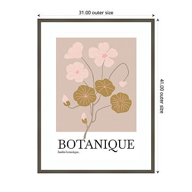 Jardin Botanique I by Incado Wood Framed Wall Art Print