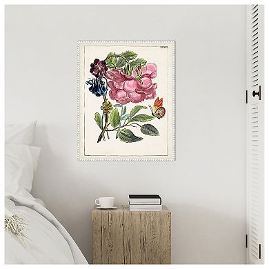 Dutch Florals XII Framed Canvas Wall Art Print