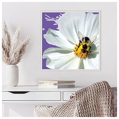 Flower Pop IV by Marie Elaine Cusson Framed Canvas Wall Art Print
