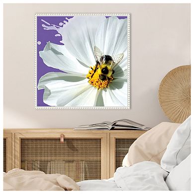 Flower Pop IV by Marie Elaine Cusson Framed Canvas Wall Art Print