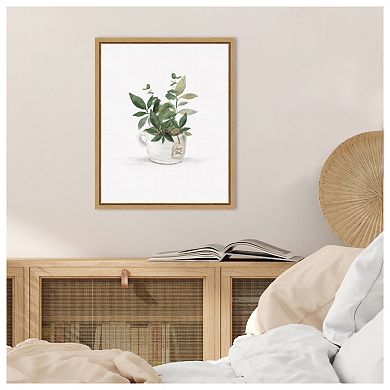 Botanical Mug I by Hm Design Framed Canvas Wall Art Print
