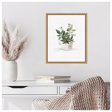 Botanical Mug I by Hm Design Framed Canvas Wall Art Print