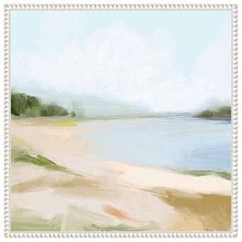 Blissful Bay View I by Victoria Barnes Framed Canvas Wall Art Print