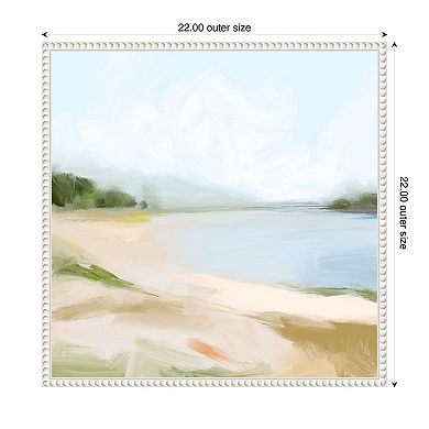 Blissful Bay View I by Victoria Barnes Framed Canvas Wall Art Print