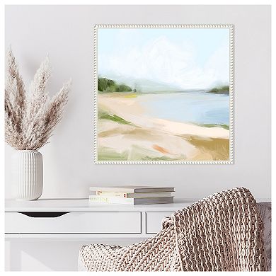 Blissful Bay View I by Victoria Barnes Framed Canvas Wall Art Print
