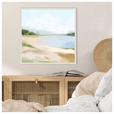 Blissful Bay View I by Victoria Barnes Framed Canvas Wall Art Print