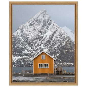 The Yellow Village III by Danny Head Framed Canvas Wall Art Print