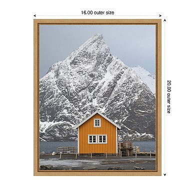 The Yellow Village III by Danny Head Framed Canvas Wall Art Print