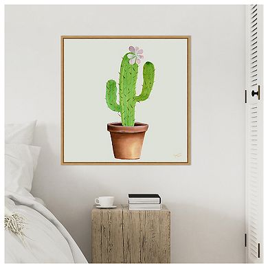 Succulent Symphony I by Marie Elaine Cusson Framed Canvas Wall Art Print