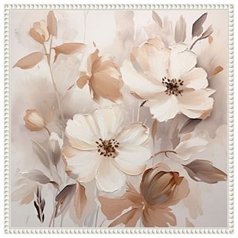 Scented Petals by Lazar studio Framed Canvas Wall Art Print