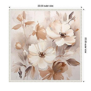 Scented Petals by Lazar studio Framed Canvas Wall Art Print