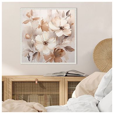 Scented Petals by Lazar studio Framed Canvas Wall Art Print