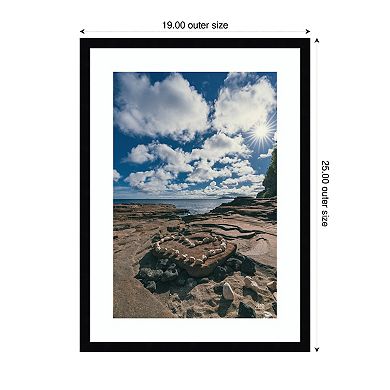 Heart of Hawaii by Max Blakesberg Studios Wood Framed Wall Art Print