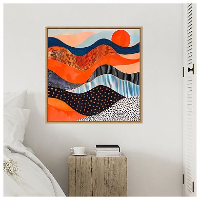 Abyss by Walker Noble Framed Canvas Wall Art Print