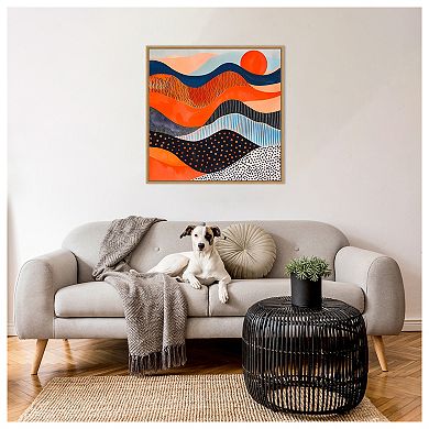 Abyss by Walker Noble Framed Canvas Wall Art Print