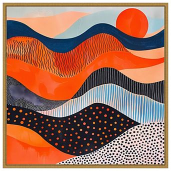 Abyss by Walker Noble Framed Canvas Wall Art Print