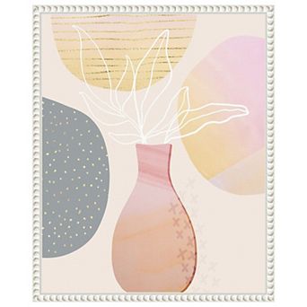 Mid Century Floral I by Andrea Haase Framed Canvas Wall Art Print