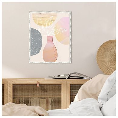 Mid Century Floral I by Andrea Haase Framed Canvas Wall Art Print