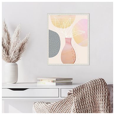 Mid Century Floral I by Andrea Haase Framed Canvas Wall Art Print