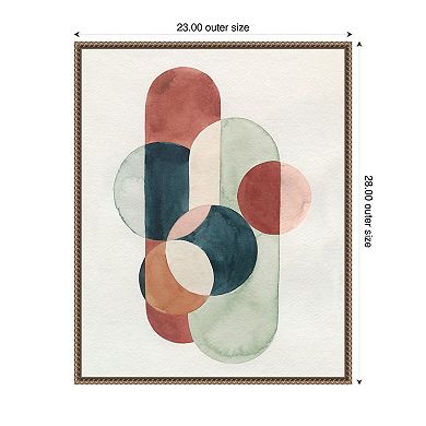 Loops and Bounds I by Grace Popp Framed Canvas Wall Art Print