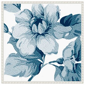 Flower Tapestry IV by Alonzo Saunders Framed Canvas Wall Art Print