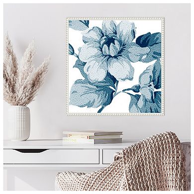 Flower Tapestry IV by Alonzo Saunders Framed Canvas Wall Art Print