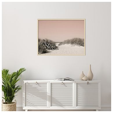 Ride Paused by Grafitee Studios Wood Framed Wall Art Print