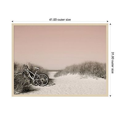 Ride Paused by Grafitee Studios Wood Framed Wall Art Print