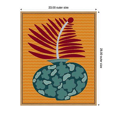 Snappy Botanical II by Regina Moore Framed Canvas Wall Art Print