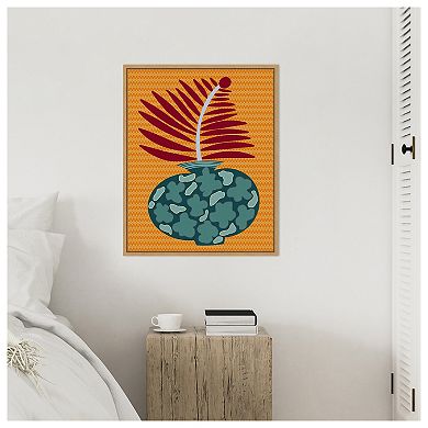 Snappy Botanical II by Regina Moore Framed Canvas Wall Art Print