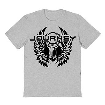 Men's Black Solid Logo Journey Graphic Tee