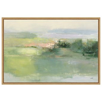 Gentle World by Julia Purinton Framed Canvas Wall Art Print