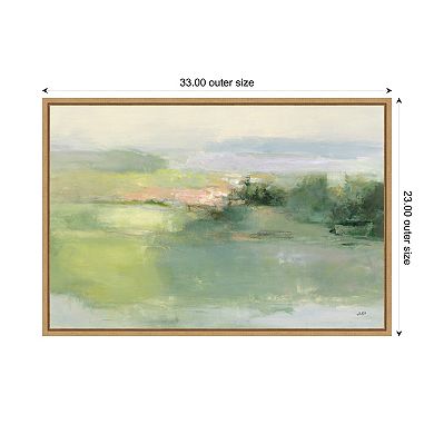 Gentle World by Julia Purinton Framed Canvas Wall Art Print