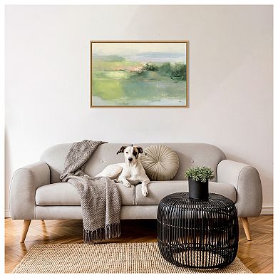 Gentle World by Julia Purinton Framed Canvas Wall Art Print