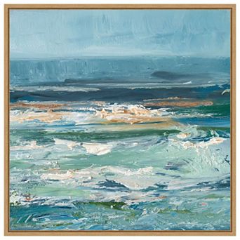 Pacific Whitecaps II by Ethan Harper Framed Canvas Wall Art Print