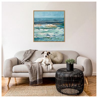 Pacific Whitecaps II by Ethan Harper Framed Canvas Wall Art Print